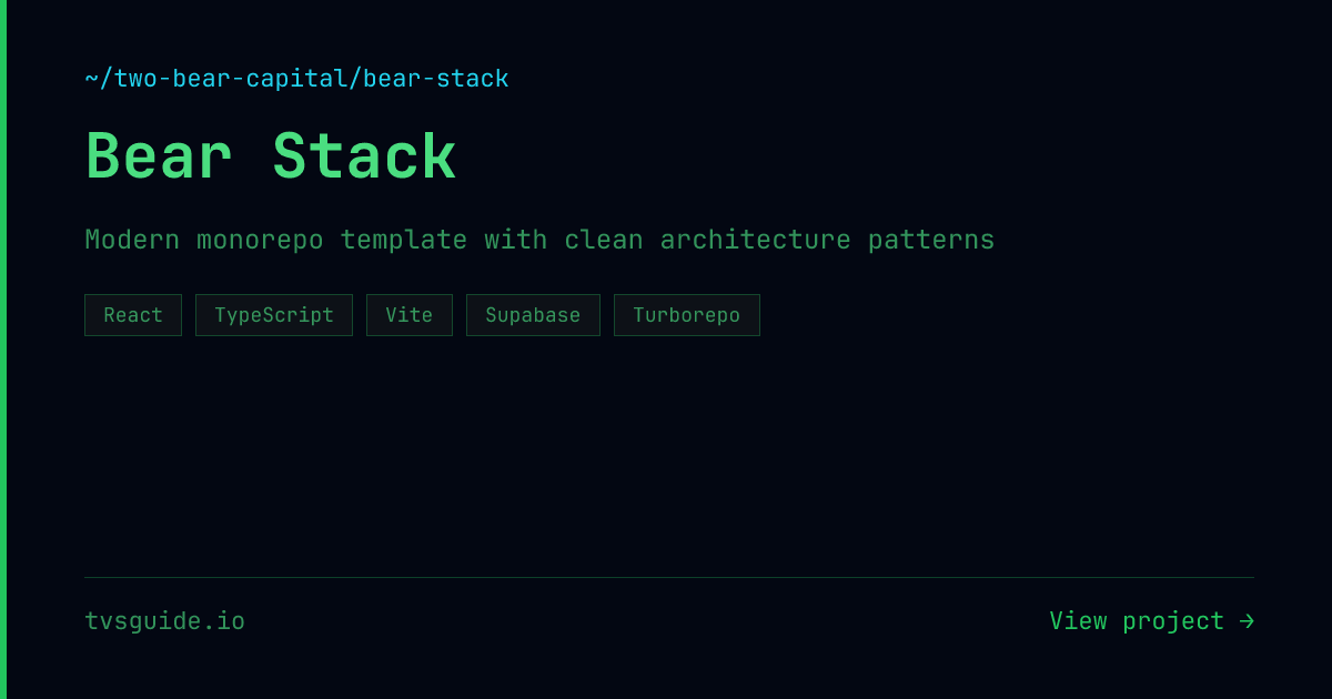 Bear Stack Testing Bear Stack | tvsguide.io